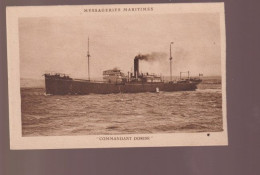 Cpa , Messagerie Maritimes  " Commandant Dorise   " , Non Voyagé - Steamers