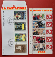 2001- CINQ TINTIN Le Sceptre D'ottokar - 1 FDC LA CASTAFIORE - 2001-2010