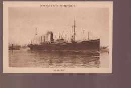 Cpa , Messagerie Maritimes  " Si - Kiang   " , Non Voyagé - Steamers