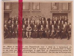 Venlo - Zangkoor St Niklaaskerk - Orig. Knipsel Coupure Tijdschrift Magazine - 1925 - Ohne Zuordnung