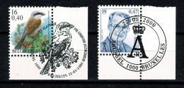 Belg. 2000 - 2885, 2886, Yv 2884, 2885 FDC - Usados