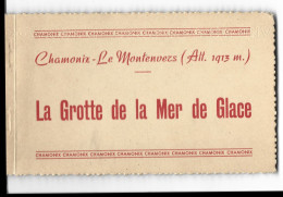 74 Chamonix  -  La Grotte De La Mer De Glace - Carnet De 6 Cartes Editeur Jansol Chambery - Chamonix-Mont-Blanc