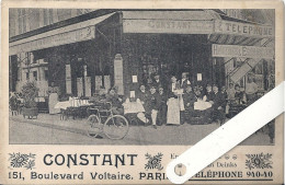 75 Paris XI  Boulevard Voltaire, Restaurant Constant, D 11.157 - Distretto: 11