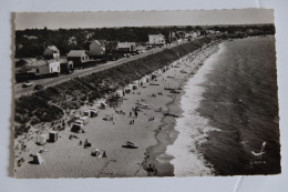 CPSM THARON PLAGE 44 LA PLAGE DU CALAIS COTE DE JADE CABINE VILLAS EDITIONS LAPIE ST MAUR DENTELEE - Tharon-Plage