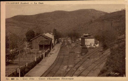 VILLEFORT    ( LOZERE )  LA GARE - Villefort