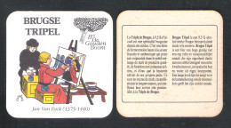 BIERVILTJE - SOUS-BOCK - BIERDECKEL :  BRUGSE  TRIPEL -  JAN VAN EYCK  (B 783) - Beer Mats