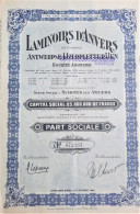 S.A. Laminoirs D'Anvers  (Schoten-lez-Anvers) - Part Sociale - Industry