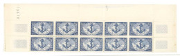 Yvert 889 - Troupes Coloniales - Bloc De 10 Timbres Neufs Sans Traces De Charnières - Bord De Feuille Numéroté - Neufs