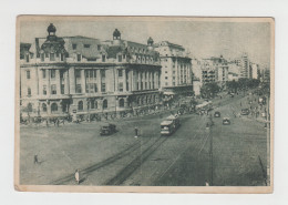 Romania - Bucuresti Universitatea University Universitat Tram Strassenbahn Tramway Truck Oldtimer ** Editura De Stat - Roumanie