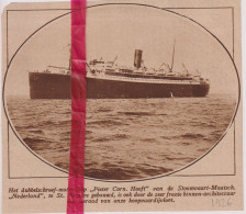 Schip Pieter Corn. Hooft Gebouwd Te St Nazaire - Orig. Knipsel Coupure Tijdschrift Magazine - 1926 - Ohne Zuordnung