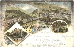 Gruss Aus Sonneberg In Thüringen - Litho - Sonneberg