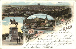 Gruss Aus Gera - Litho - Gera