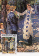 Carte  Maxi  1991 Premier Jour /RENOIR - 1990-1999