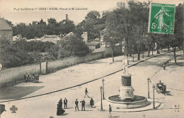 FRANCE - Riom - Place J-B. Laurent - Carte Postale Ancienne - Riom