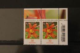 Deutschland ; Freimarken: Blumen: 30 Cent Taglilie; Waagerechtes Paar; MiNr. 3509, OR; MNH - Used Stamps