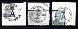 Belg. 2000 - 2902, 2906, 2930, Yv 2901, 2905, 2928 FDC - Usati