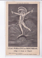 PUBLICITE : L'eau Purgative De Montmirail - Illustrée Par Leonetto CAPPIELLO - état - Advertising