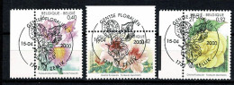 Belg. 2000 - 2903/05, Yv 2902/04 FDC Gentse Floraliën / Floralies Gantoises - Oblitérés