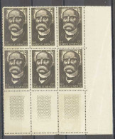 Yvert 918 - Clémenceau  -Bloc De 6 Timbres Neufs Sans Traces De Charnières  - Bord De Feuille - Neufs