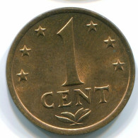 1 CENT 1976 NETHERLANDS ANTILLES Bronze Colonial Coin #S10693.U.A - Antille Olandesi