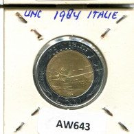 500 LIRE 1984 ITALY Coin BIMETALLIC #AW643.U.A - 500 Liras