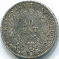 50 CENTIMES 1895 FRANCE Pièce ARGENT XF #FR1187.21.F.A - 50 Centimes