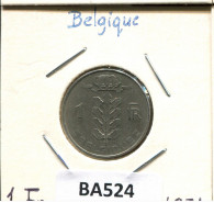 1 FRANC 1971 Französisch Text BELGIEN BELGIUM Münze #BA524.D.A - 1 Franc