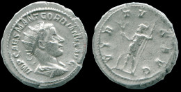 GORDIAN III AR ANTONINIANUS ROME Mint AD 239 VIRTVS AVG #ANC13143.38.F.A - L'Anarchie Militaire (235 à 284)
