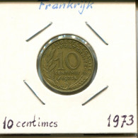 10 CENTIMES 1973 FRANCE Pièce Française #AM127.F.A - 10 Centimes