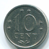 10 CENTS 1971 ANTILLAS NEERLANDESAS Nickel Colonial Moneda #S13470.E.A - Nederlandse Antillen