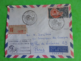 PA N° 68 SUR DEVANT DE LETTRE RECOMMANDÉE PAR AVION DE NOUVELLE CALEDONIE + CACHET AQUARIUM DE NOUMEA - Verzamelingen & Reeksen