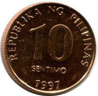 10 CENTIMO 1997 PHILIPPINES UNC Pièce #M10005.F.A - Philippinen