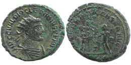DIOCLETIAN CYZICUS Z XXI AD293-295 SILVERED ROMAN COIN 4.7g/23mm #ANT2684.41.U.A - Die Tetrarchie Und Konstantin Der Große (284 / 307)