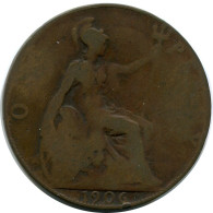 PENNY 1906 UK GROßBRITANNIEN GREAT BRITAIN Münze #AZ798.D.A - D. 1 Penny