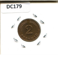 2 PFENNIG 1961 F WEST & UNIFIED GERMANY Coin #DC179.U.A - 2 Pfennig