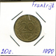 20 CENTIMES 1980 FRANCE Pièce Française #AM176.F.A - 20 Centimes