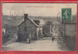 Carte Postale 27. Fleury-sur-Andelle  Rue De Courcy Très Beau Plan - Other & Unclassified