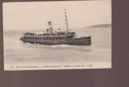 Cpa , Boulogne Sur Mer , Le Bateau D'excursion " Holland   "  ,  Non Voyagé - Veerboten