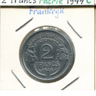 2 FRANCS 1945 FRANCE Pièce Provisional Government #AM341.F.A - 2 Francs