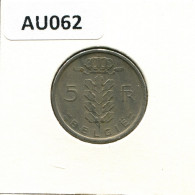 5 FRANCS 1971 DUTCH Text BÉLGICA BELGIUM Moneda #AU062.E.A - 5 Frank