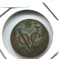 173? HOLLAND VOC DUIT NIEDERLANDE OSTINDIEN NY COLONIAL PENNY #VOC1889.10.D.A - Nederlands-Indië