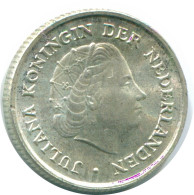 1/10 GULDEN 1963 ANTILLAS NEERLANDESAS PLATA Colonial Moneda #NL12509.3.E.A - Netherlands Antilles