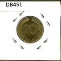 10 PFENNIG 1985 D BRD ALEMANIA Moneda GERMANY #DB451.E.A - 10 Pfennig