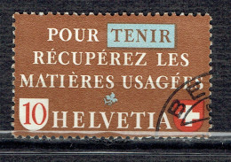 Propagande Pour La Récupérations Des Matières Usagées (en Français) - Used Stamps
