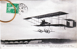 76 Seine Maritime Semaine D'Aviation ROUEN  Juin 1910 Virage De DICKSON  Avec Passage A La Tombée Du Jour - Rouen