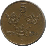 5 ORE 1921 SUECIA SWEDEN Moneda #AC465.2.E.A - Schweden
