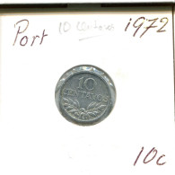 10 CENTAVOS 1972 PORTUGAL Münze #AT269.D.A - Portugal