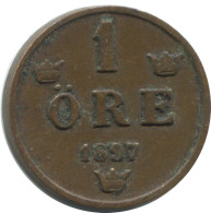 1 ORE 1897 SUECIA SWEDEN Moneda #AD308.2.E.A - Suecia