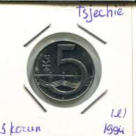 5 KORUN 1994 TCH CZECH REPUBLIC Pièce #AP765.2.F.A - Repubblica Ceca