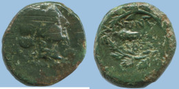 WREATH Auténtico ORIGINAL GRIEGO ANTIGUO Moneda 2.7g/14mm #AG114.12.E.A - Greek